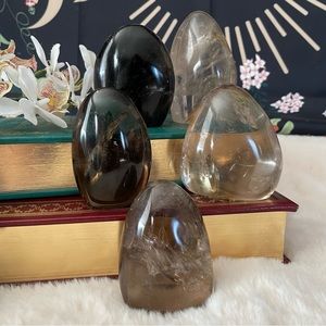 Smoky quartz freeform